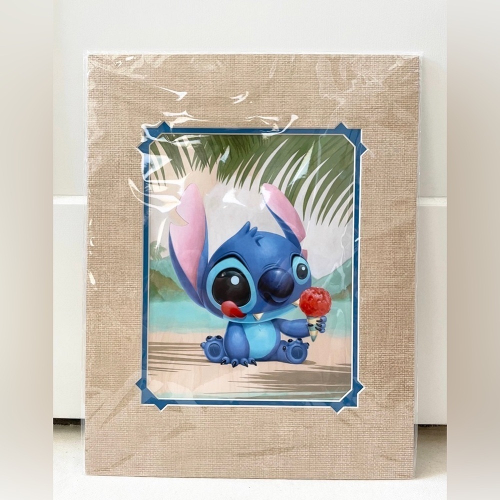 Print Disney Lilo Stitch ''ONO Hau'' Hawaii Deluxe by Kristin Tercek NWT